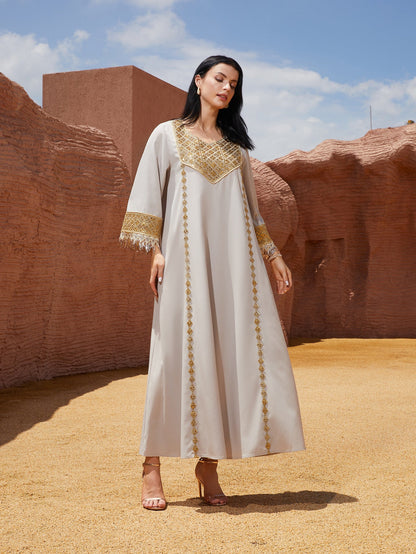 Muslim Maxi Dress With Sequin Details