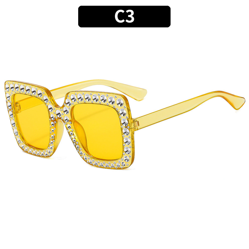 Bling Round Sunglasses for Kids Stylish UV400 Beach Sunglasses