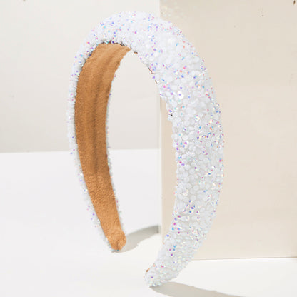 Dopamine Color Crystal Headband for Women - Chic and Versatile Hair Accessory