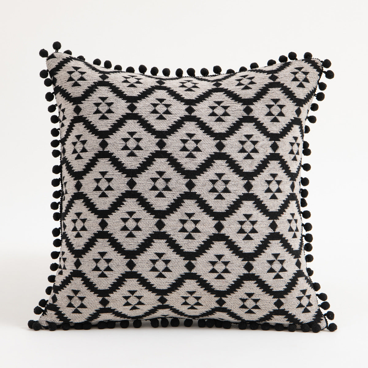 Moroccan Flower Hairball Geometric Throw Pillow Cushion Pillowcase