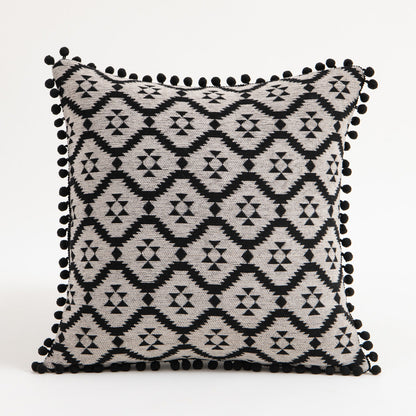Moroccan Flower Hairball Geometric Throw Pillow Cushion Pillowcase