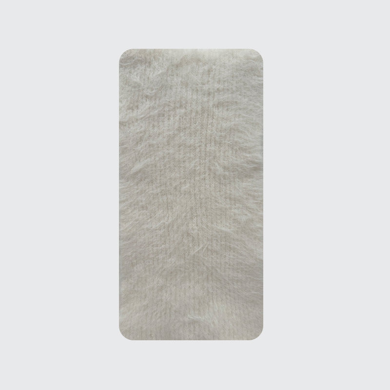 Classic Solid Knit Alpaca Scarf for Women