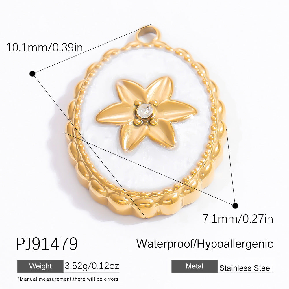 Elegant Stainless Steel Pendant Necklace Fashion Accessories
