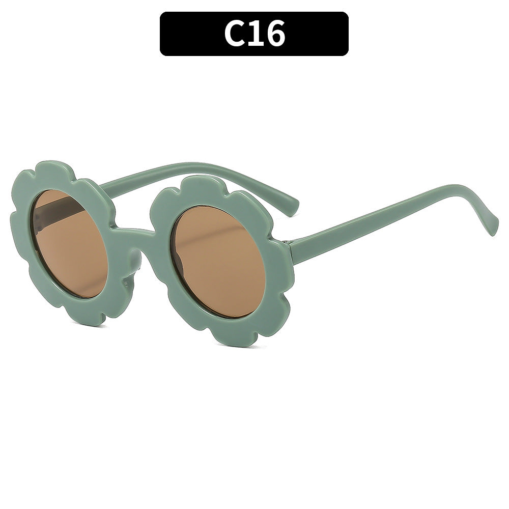 Colorful Children’s Classic Sunflower Sunglasses Cute UV Protection