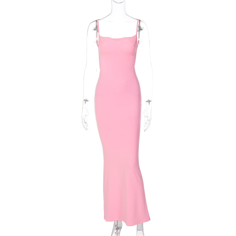 Summer Casual Chiffon Slip Dress for Women