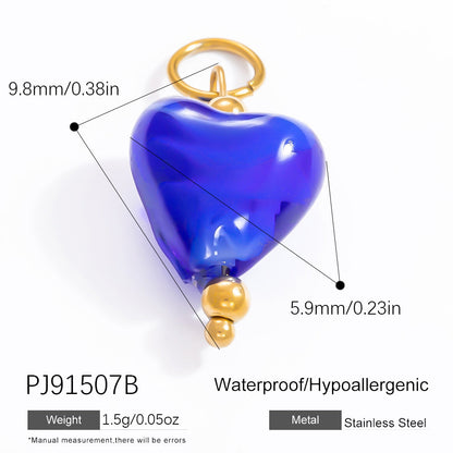 Fashionable DIY Jewelry Pendant Necklace Stainless Steel 18K Gold Plated