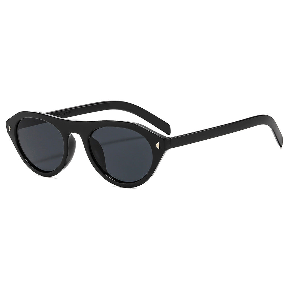Fashion Oval Frame Sunglasses for Outdoor Activities