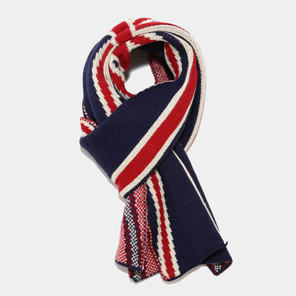 3 Pcs Winter Union Jack Scarf Hat Gloves Set
