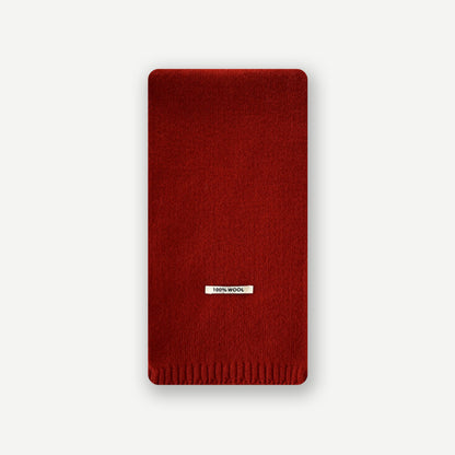Solid Color 100% Australian Merino Wool Scarf for Women