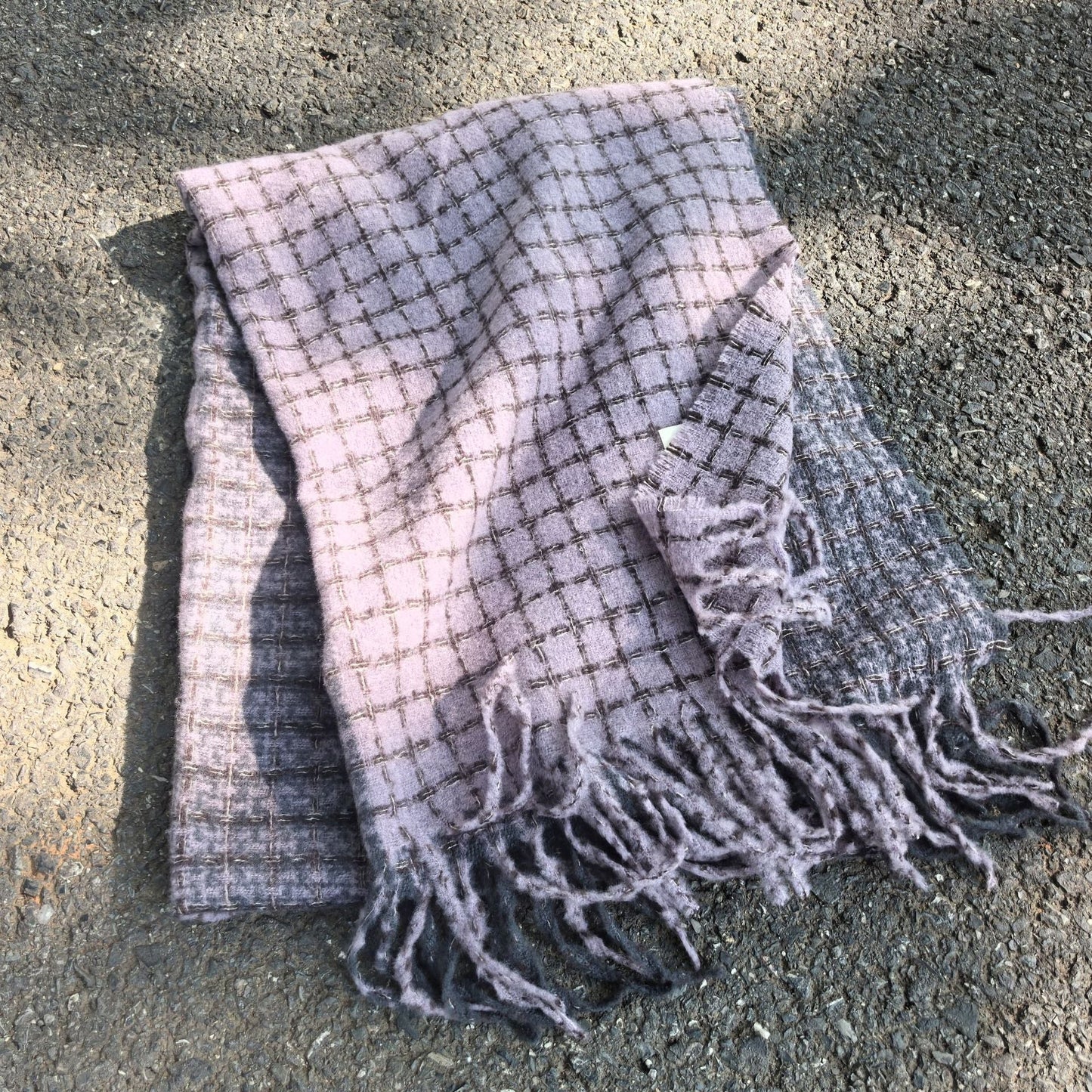 Classic Plaid Thicken Warm Christmas Theme Shawl