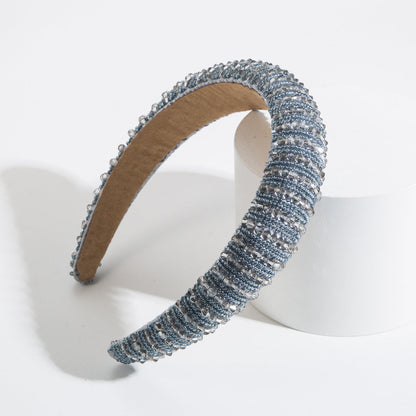 Handcrafted Beaded Headband Stylish Daily Hair Accessory