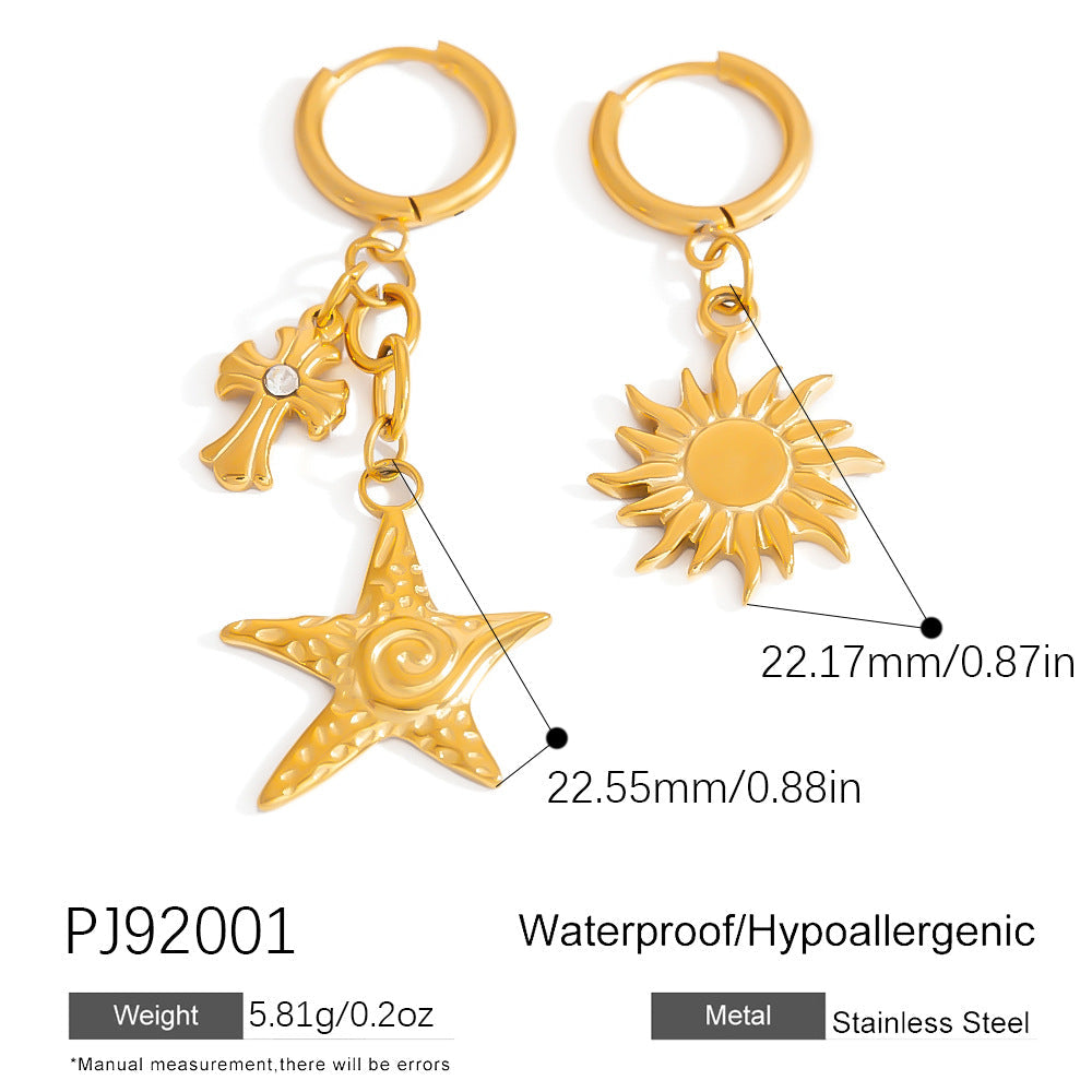 Stainless Steel Bikini Buckle Pendant for Beach Vacations
