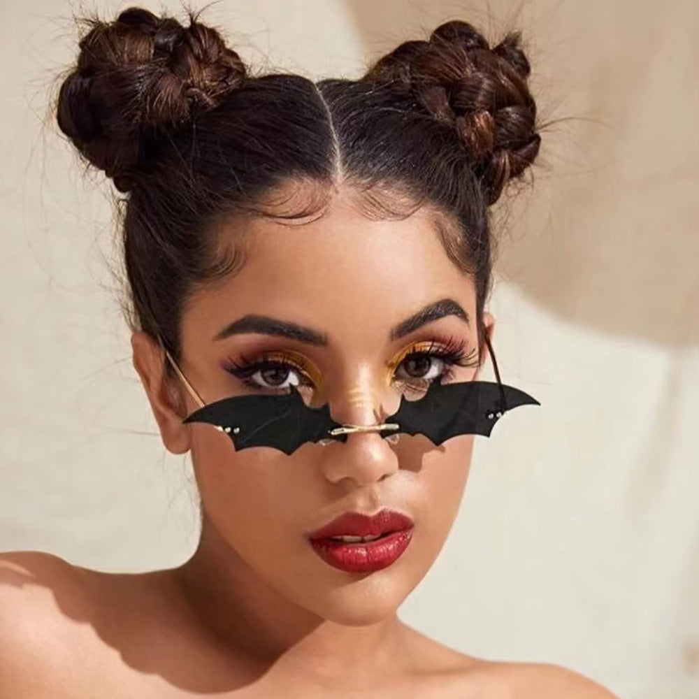Trendy Bat Wing Sunglasses Colorful Party Photo Ins Glasses