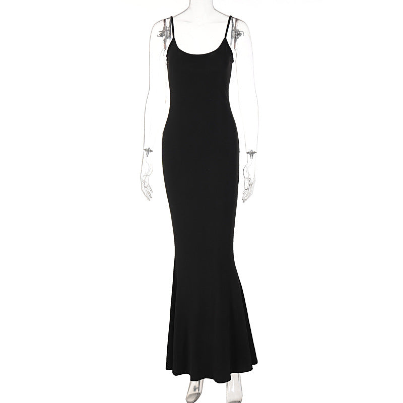 Casual Sleeveless High-Waisted Maxi Dress