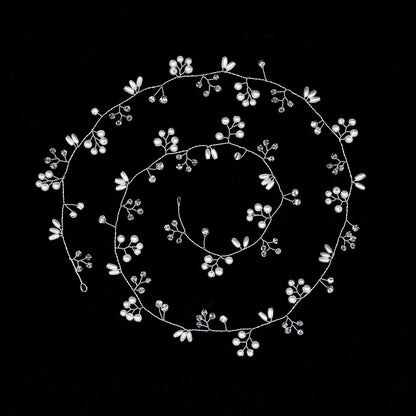 Handcrafted Pearl Headband Bridal Wedding Accessory