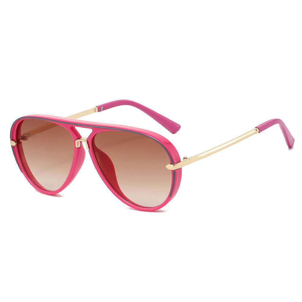 Trendy Oversized Sunglasses Retro Frog Eyewear