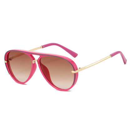 Trendy Oversized Sunglasses Retro Frog Eyewear