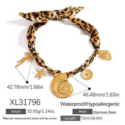 Dopamine Sunflower Pendant Necklace and Bracelet Set - Stainless Steel