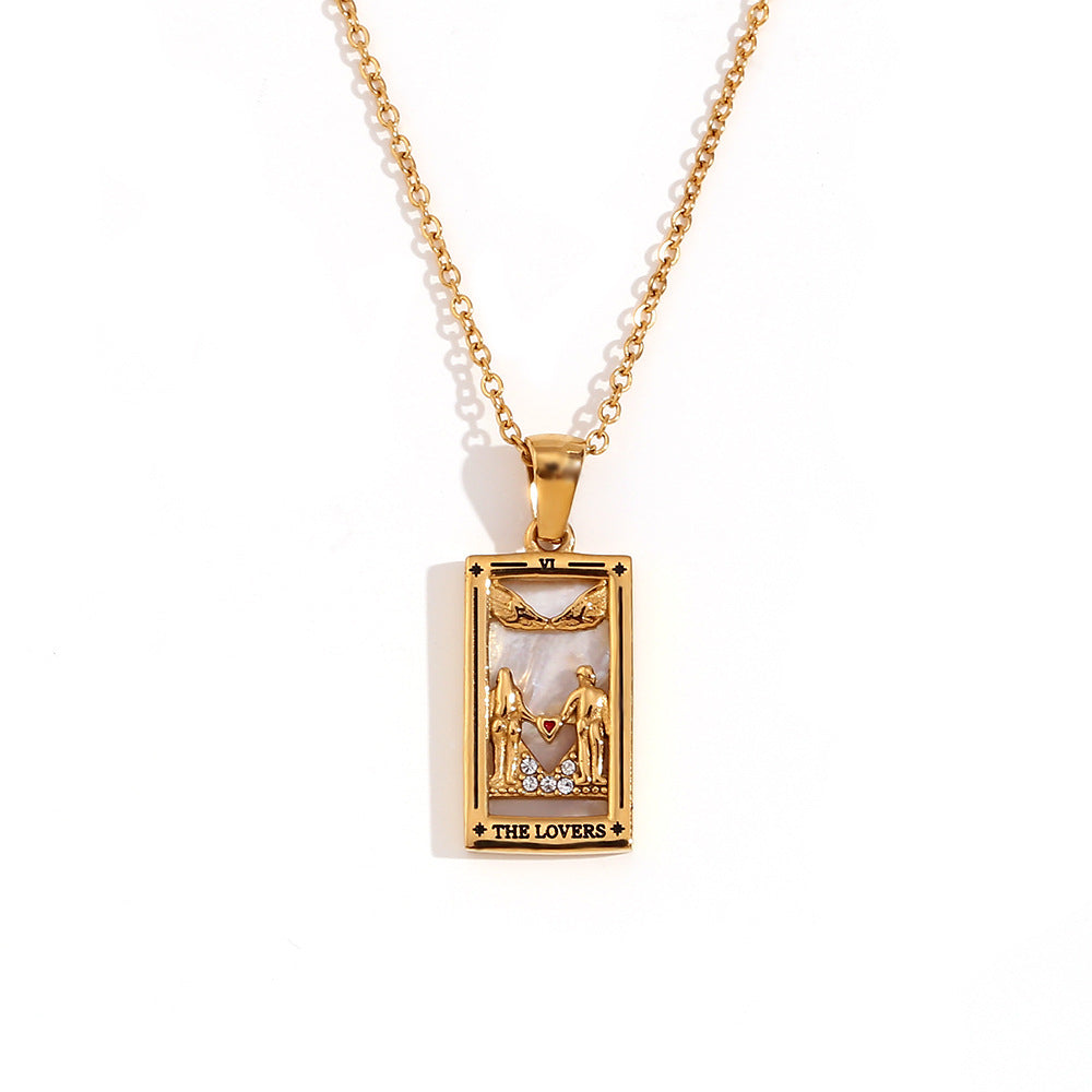 2+ Vintage Zircon Pendant Necklaces