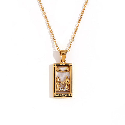 2+ Vintage Zircon Pendant Necklaces