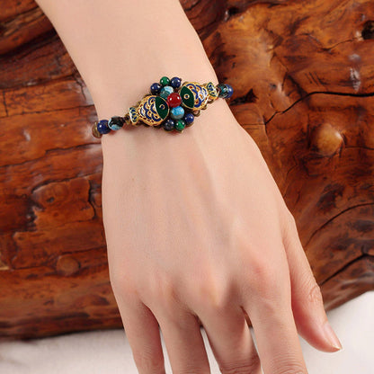 Ancient Tibetan Style Bracelet Retro Ethnic Decorations Jewelry