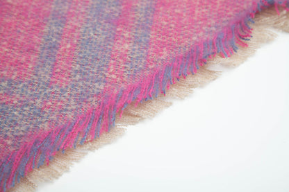 Vintage Jacquard Plaid Triangle Soft Scarf