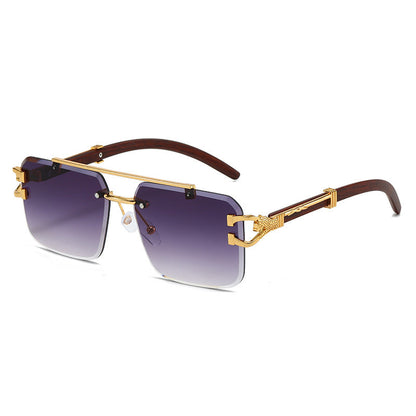 Trendy Square Unframed Sunglasses for Men and Women
