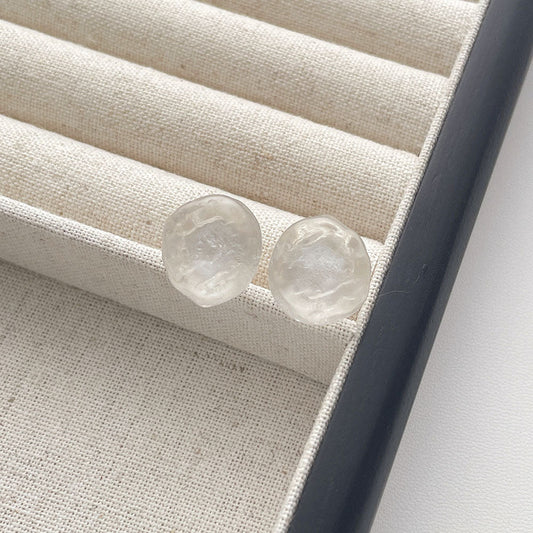 Irregular Acrylic Geometric Stud Earrings