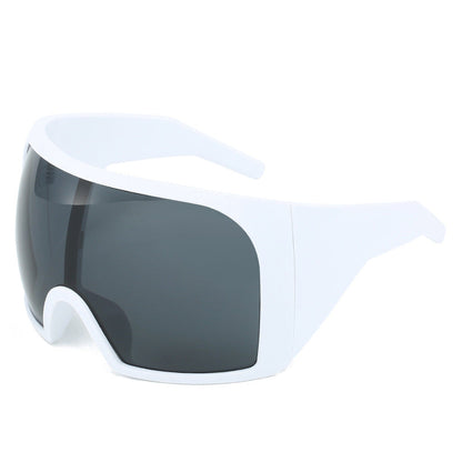 Futuristic Wraparound Sunglasses for Men and Women