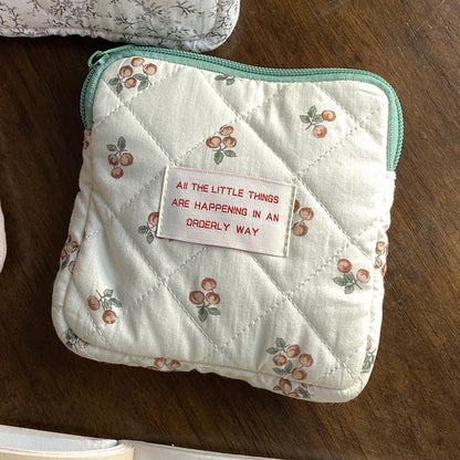 Cute Portable Makeup Bag Zip Pouch Organizer
