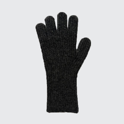 Solid Color Wool Blended Touchscreen Gloves for Women