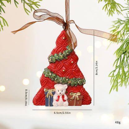 Colorful Christmas Tree Hanging Ornament