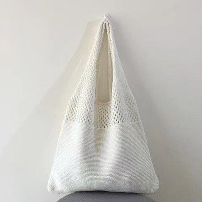 Trendy Woven Tote Bag Casual Chic Handbag