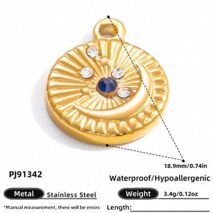 Stainless Steel DIY Ocean Series Coconut Tree Pendant Necklace