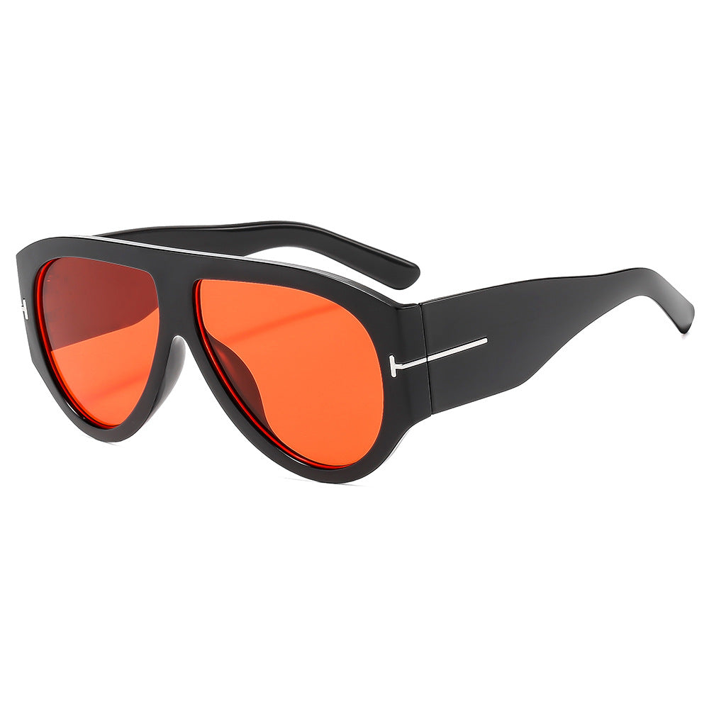 Fashionable Oversized T-Frame Sunglasses for Men and Women