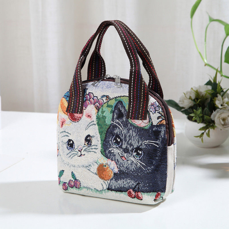 Handbag Bag Women'S New Bag Children'S Bag Woven Ethnic Style Small Cloth Bag