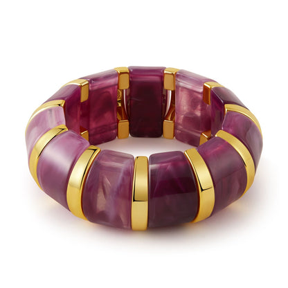 Vintage Acrylic Splicing String Bracelets