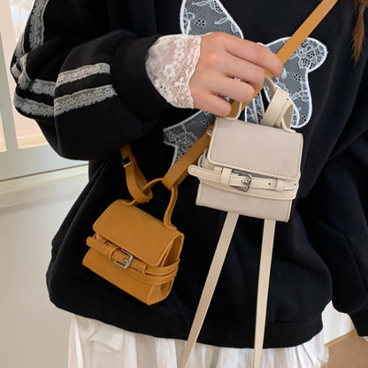 Mini Fashionable Tote Bag Trendy PU Crossbody Bag