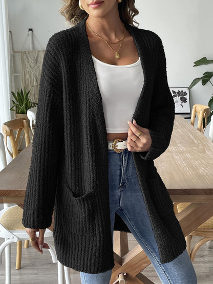Women鈥檚 Casual Knit Cardigan With Pockets