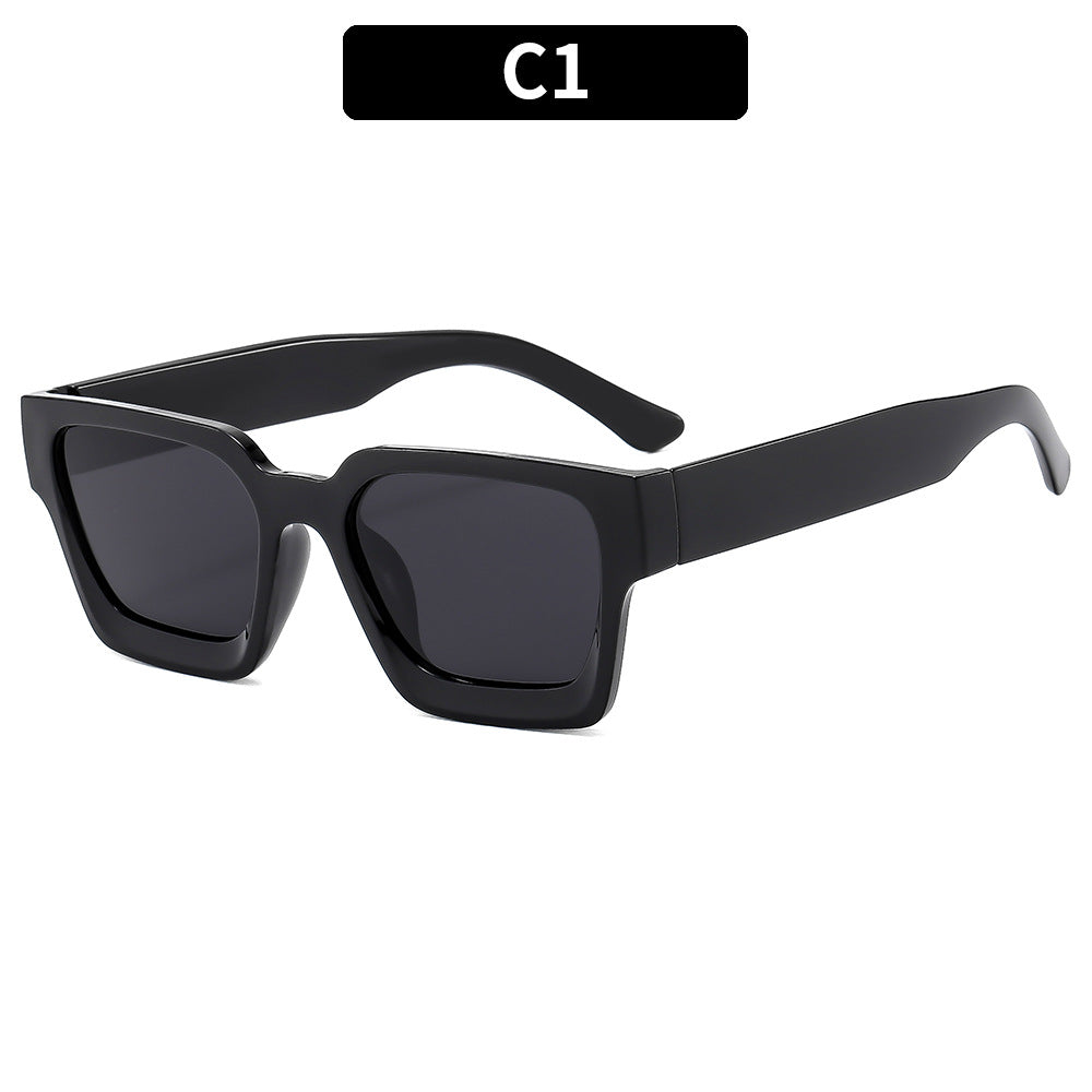 Trendy Square Multi-Color UV400 Sunglasses