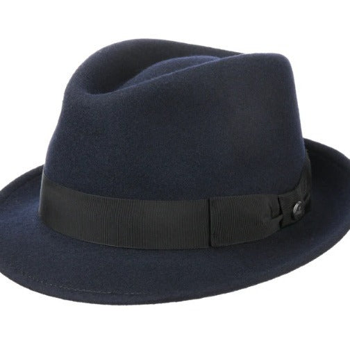 Vintage Wool Jazz Hat Adjustable Stylish Outdoor