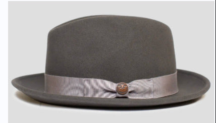 Wool Felt Bowler Hat Stylish Unisex Autumn Winter Fashion