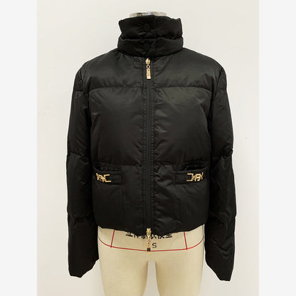 Short White Duck Down Jacket