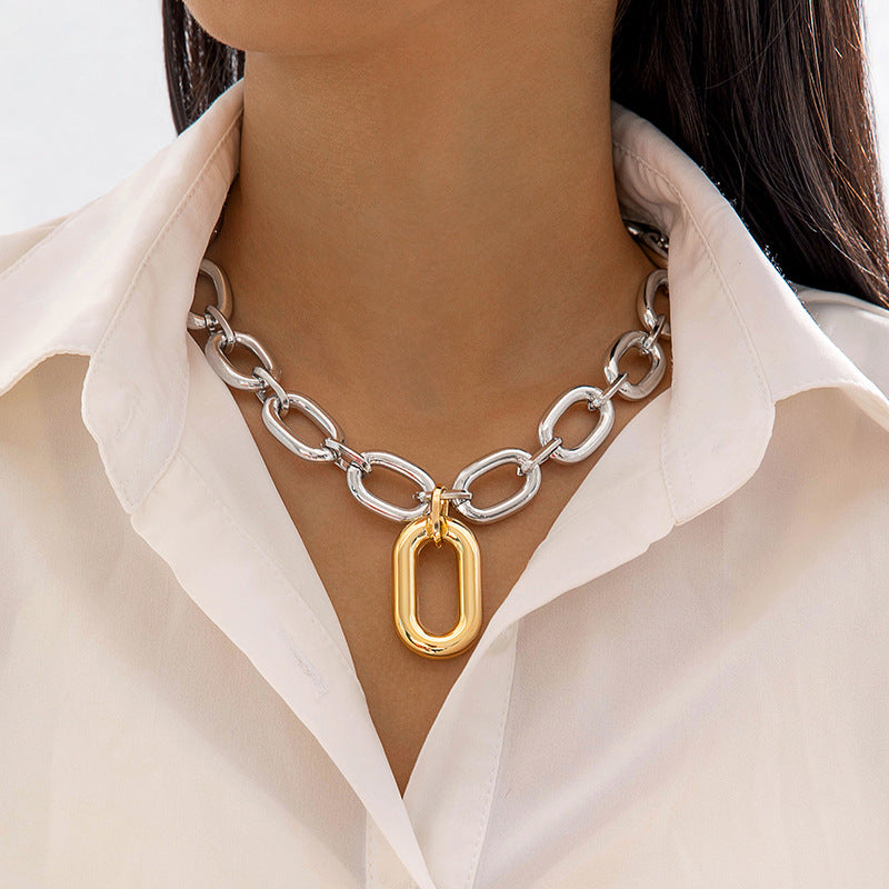 Trendy Ccb Letter Choker Necklace With Handmade Pearl Bow