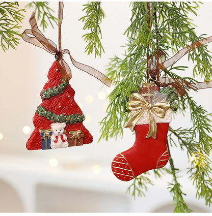Colorful Christmas Tree Hanging Ornament
