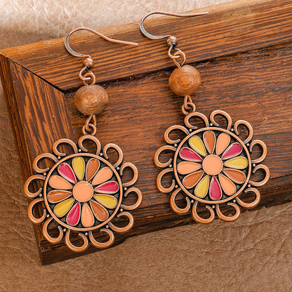 Ethnic Style Fashion Earrings Set Creative Autumn Jewelry