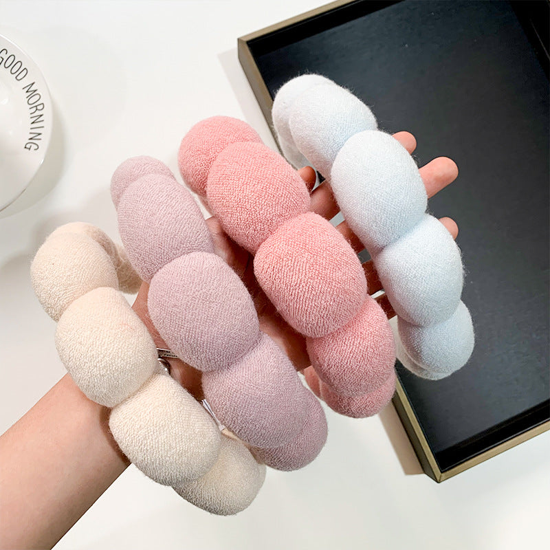 Towel Velvet Cloud Twist Hairband