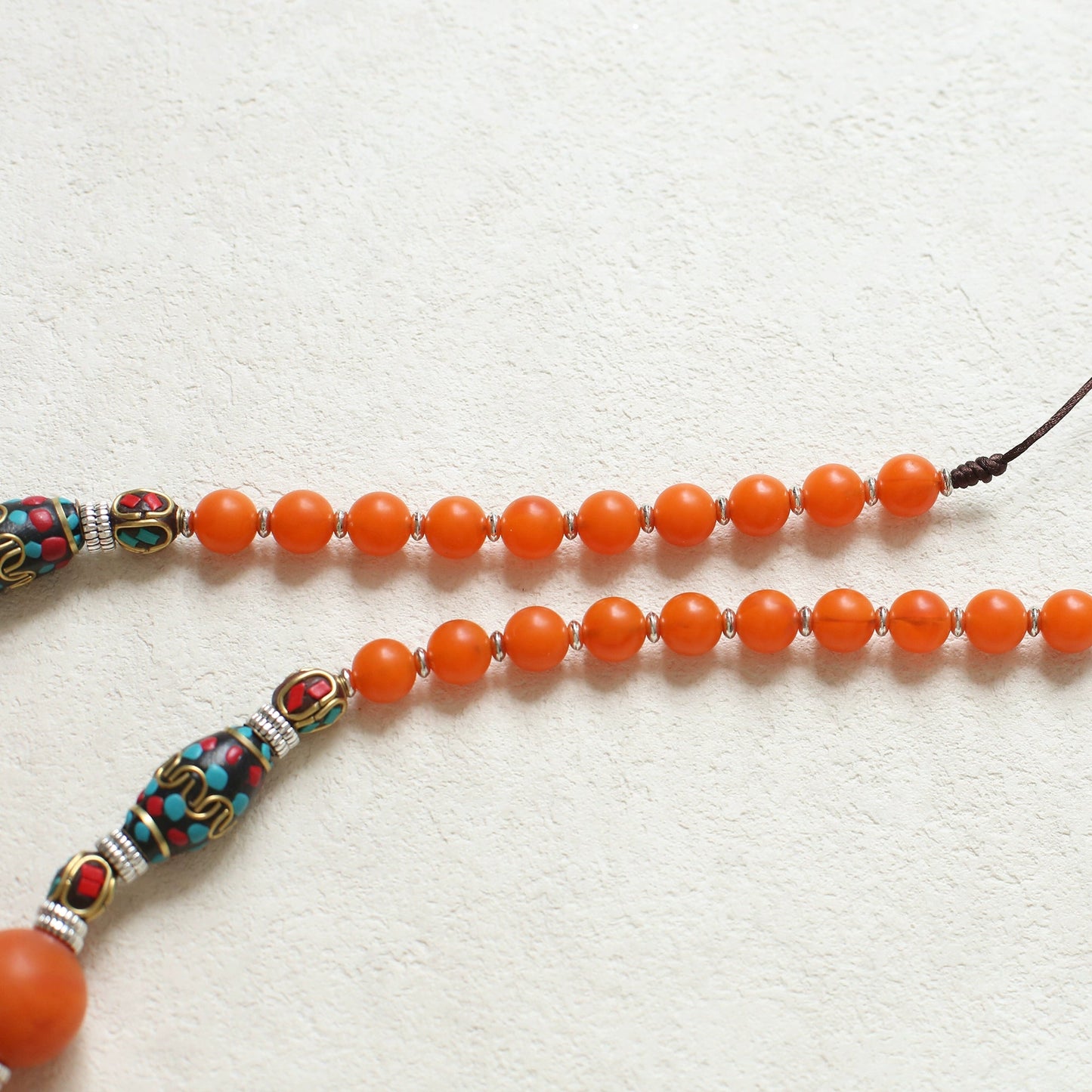 Tibetan Jewelry Necklace, Nepalese Necklace, Tibetan Xizang Beeswax Necklace