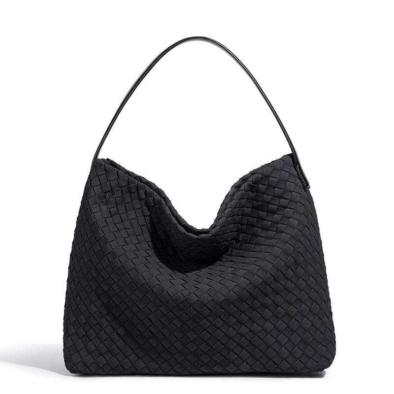 Simple Handmade Woven Large Capacity Underarm Bag