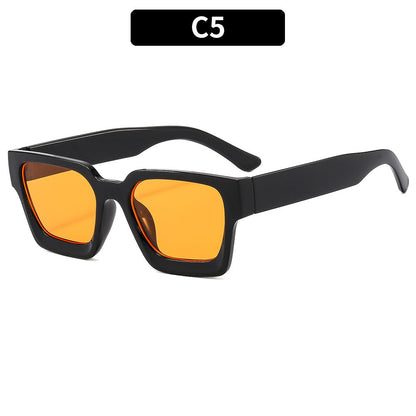 Trendy Square Multi-Color UV400 Sunglasses